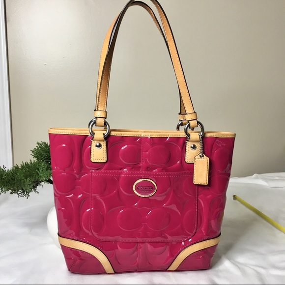 Coach Handbags - COACH Shoulder Purse Bright Pink